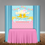 Waddle Baby Be 5x6 Table Banner Backdrop, Design, Print and Ship!